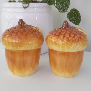 Like new acorn salt and pepper shakers